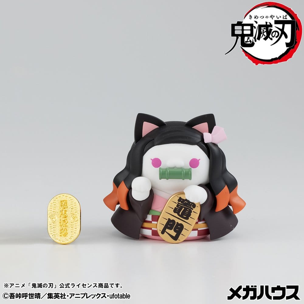 Demon Slayer: Kimetsu no Yaiba Mega Cat Project PVC-figurer 8-pack 6 cm (med gåva)
