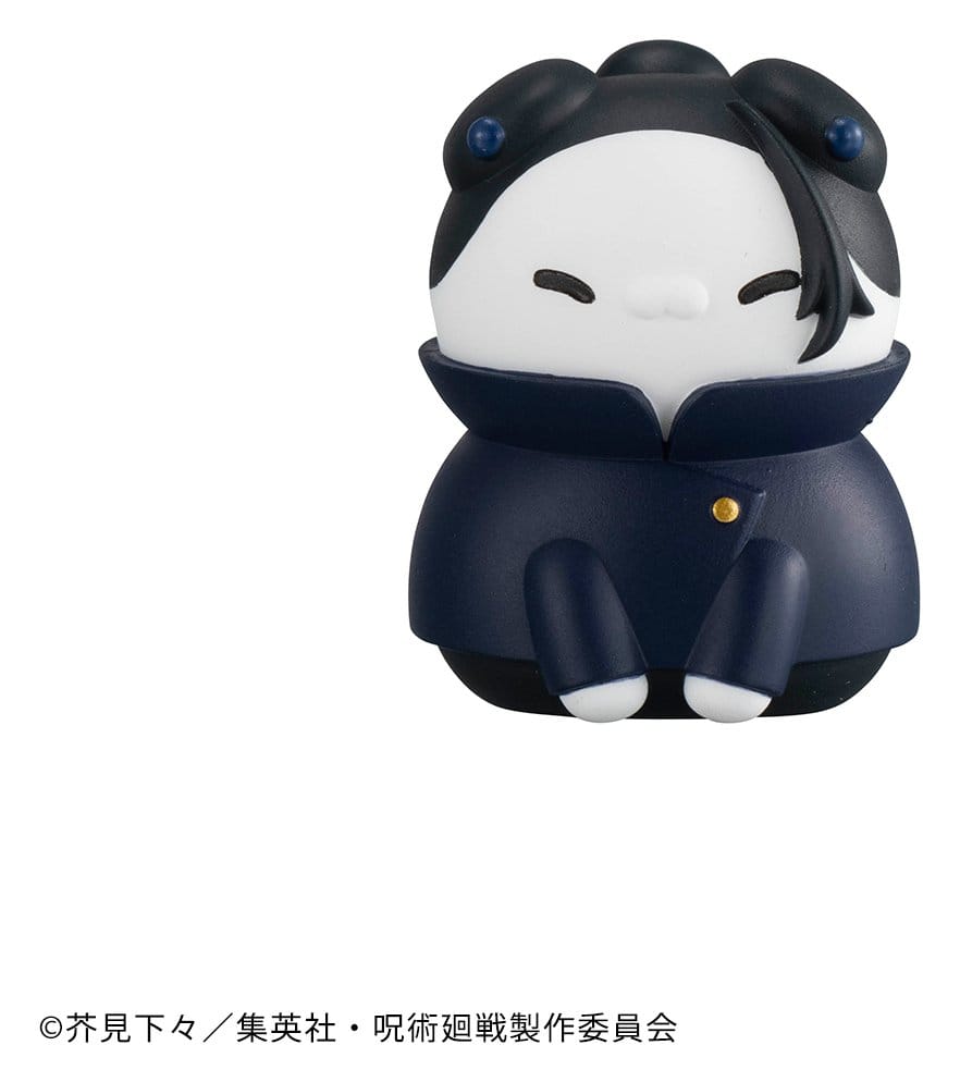 Jujutsu Kaisen Mega Cat Project Jujutsu Cats Gömda Samlingen/För tidig Död Version Mini Figurer 3 cm Blindbox Display (8) (Upprepad)