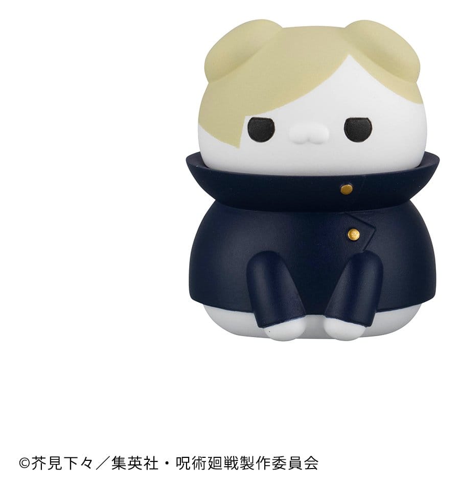 Jujutsu Kaisen Mega Cat Project Jujutsu Cats Gömda Samlingen/För tidig Död Version Mini Figurer 3 cm Blindbox Display (8) (Upprepad)