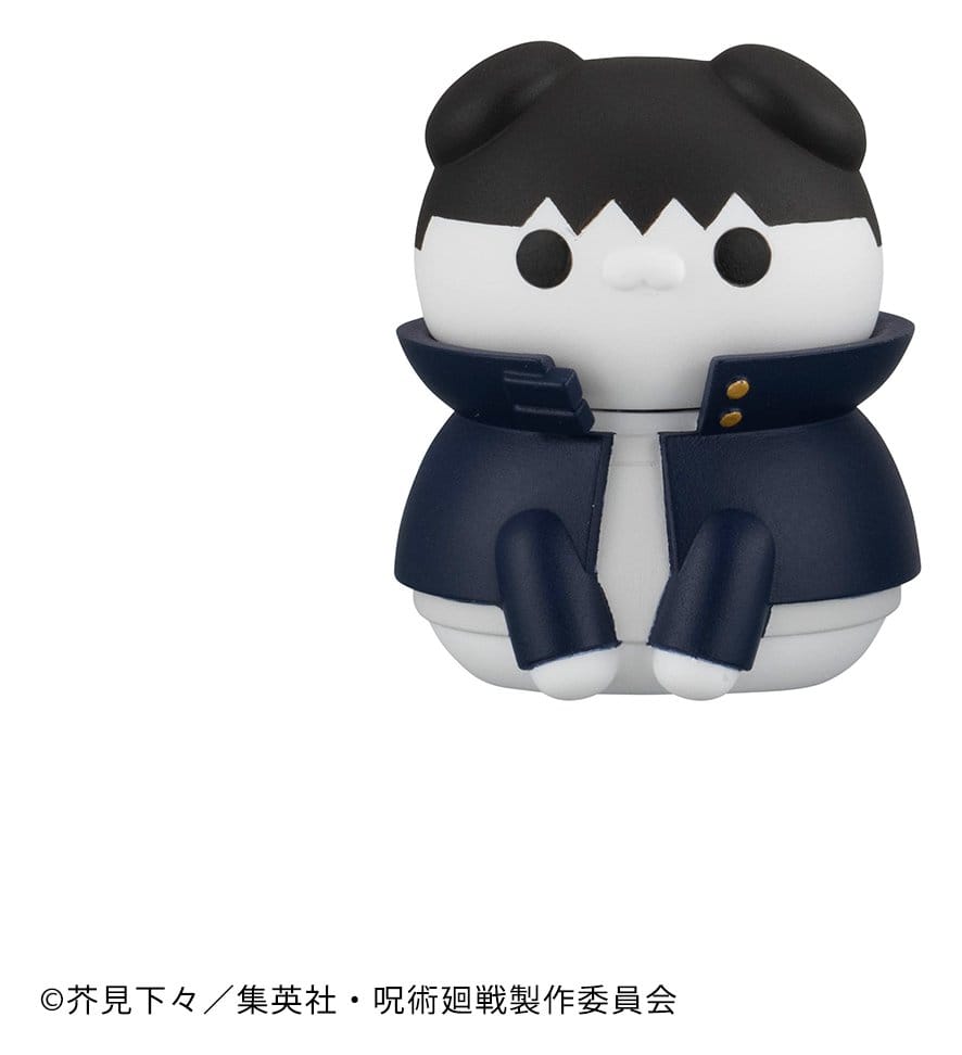 Jujutsu Kaisen Mega Cat Project Jujutsu Cats Gömda Samlingen/För tidig Död Version Mini Figurer 3 cm Blindbox Display (8) (Upprepad)