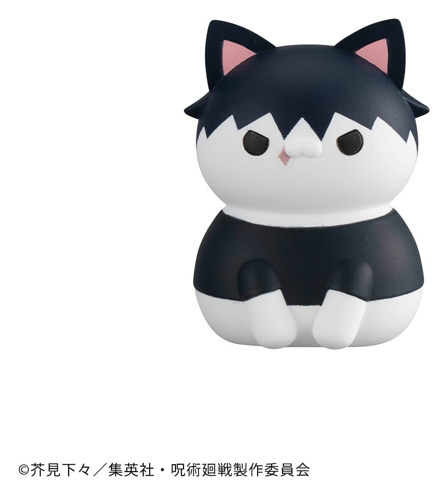 Jujutsu Kaisen Mega Cat Project Jujutsu Cats Gömda Samlingen/För tidig Död Version Mini Figurer 3 cm Blindbox Display (8) (Upprepad)
