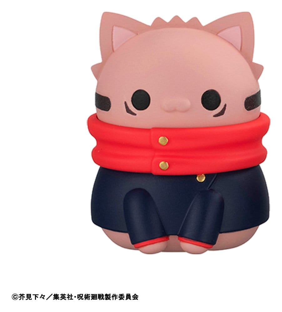 Jujutsu Kaisen Mega Cat Project Mini Figurer Jujutsu Cats Shibuya Incident Ver. 3 cm Blind Box Sortiment (8) (Upprepning)