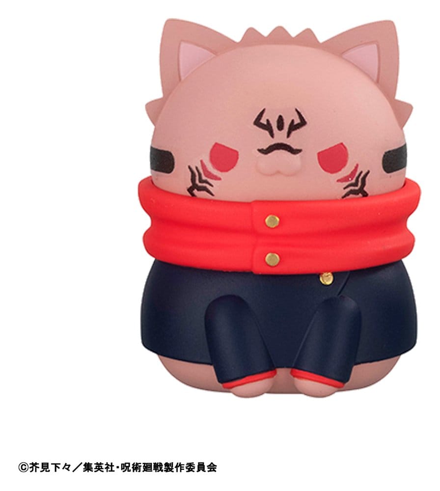 Jujutsu Kaisen Mega Cat Project Mini Figurer Jujutsu Cats Shibuya Incident Ver. 3 cm Blind Box Sortiment (8) (Upprepning)