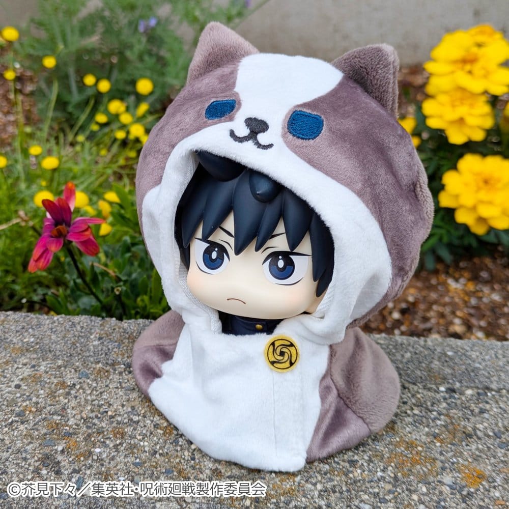 Jujutsu Kaisen Mantel med Huva för PVC-figurer – Animé 5-årsjubileum Megumi Fushiguro