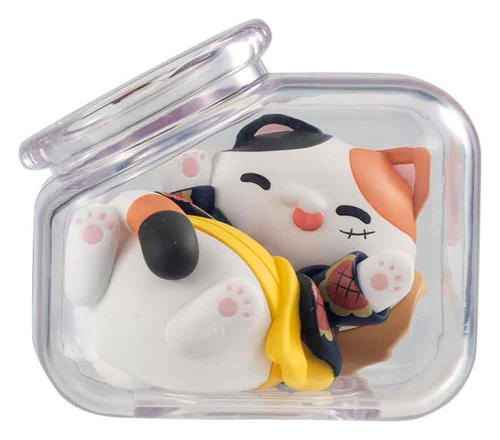 One Piece Mega Cat Project Mini Figurer God Natt NyanPieceNyan! Ver. Luffy med Rivaler 6 cm Blind Box Sortiment (8)