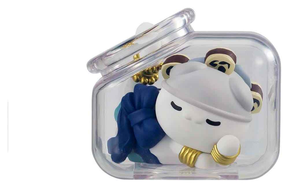 One Piece Mega Cat Project Mini Figurer God Natt NyanPieceNyan! Ver. Luffy med Rivaler 6 cm Blind Box Sortiment (8)