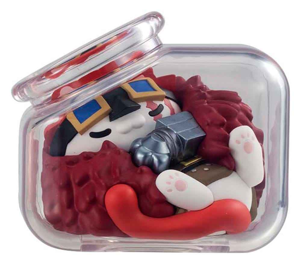One Piece Mega Cat Project Mini Figurer God Natt NyanPieceNyan! Ver. Luffy med Rivaler 6 cm Blind Box Sortiment (8)