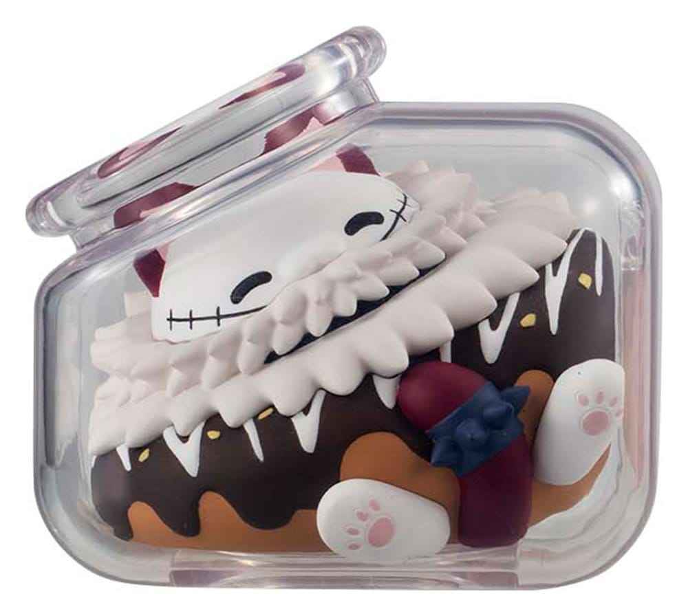 One Piece Mega Cat Project Mini Figurer God Natt NyanPieceNyan! Ver. Luffy med Rivaler 6 cm Blind Box Sortiment (8)