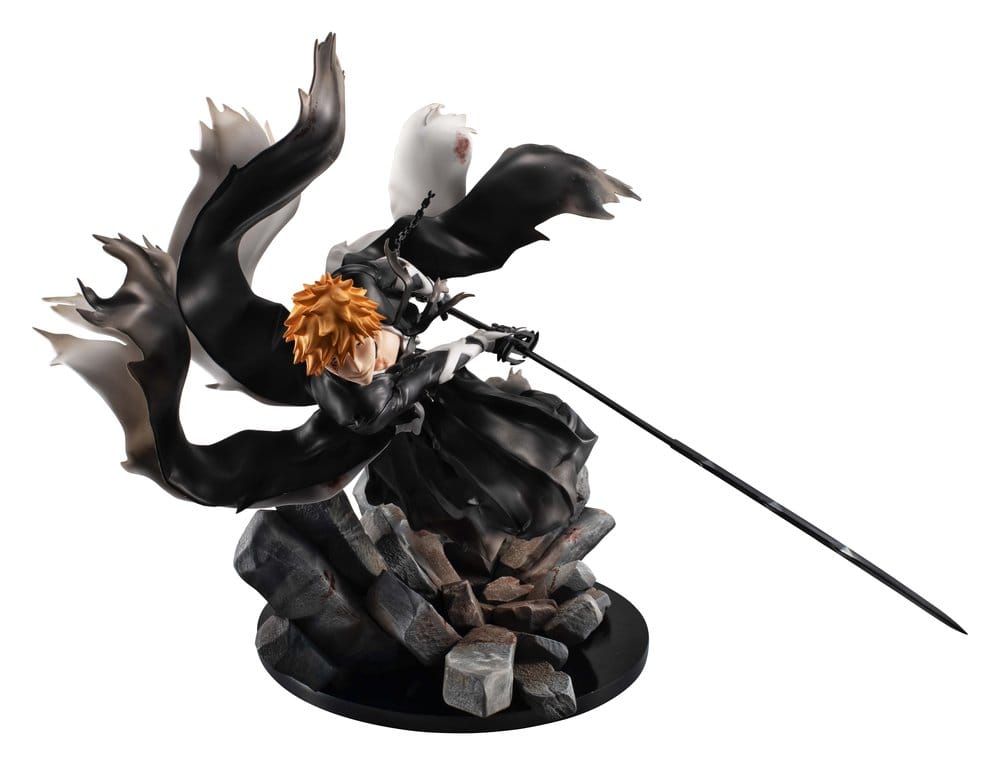 Bleach Precious G.E.M. Serie PVC-figur Ichigo Kurosaki Bleach: Tusenårigt Blodskrig (Upprepad) 25 cm