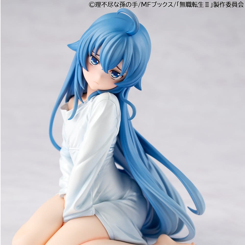 Mushoku Tensei Jobless Reincarnation Melty Princess PVC Figure Roxy Peeping Ver. Palm Size 9 cm