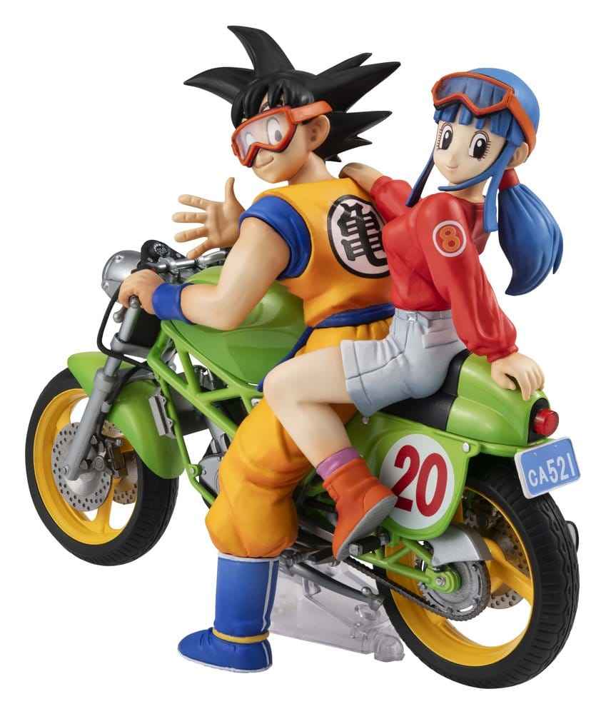 Dragon Ball Z Skrivbordsfigur Real McCoy PVC 05 Son Goku & Chichi Begränsad Upprepad Version 15 cm