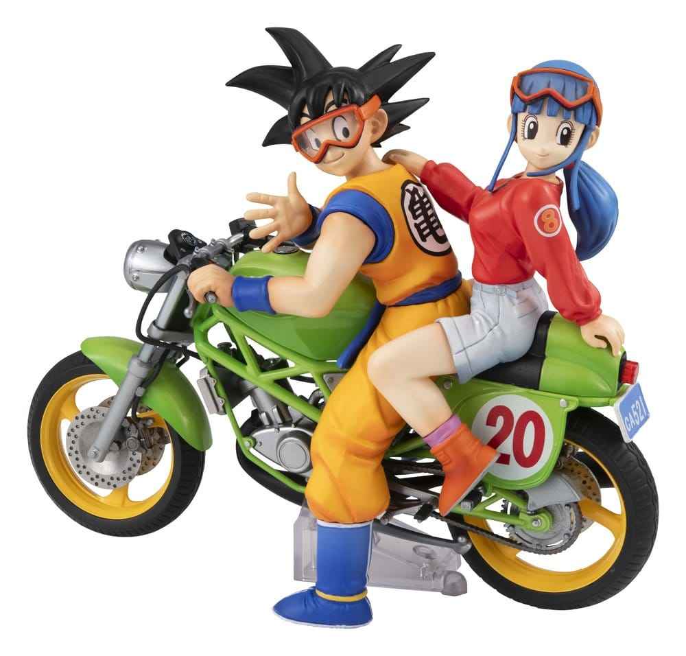 Dragon Ball Z Skrivbordsfigur Real McCoy PVC 05 Son Goku & Chichi Begränsad Upprepad Version 15 cm