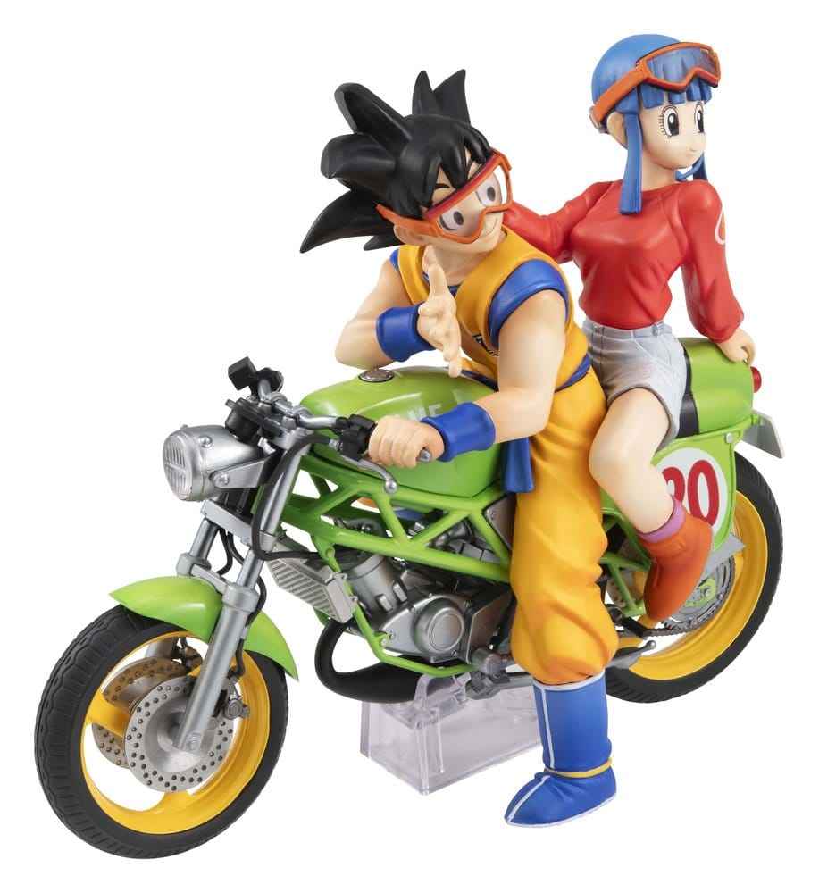Dragon Ball Z Skrivbordsfigur Real McCoy PVC 05 Son Goku & Chichi Begränsad Upprepad Version 15 cm