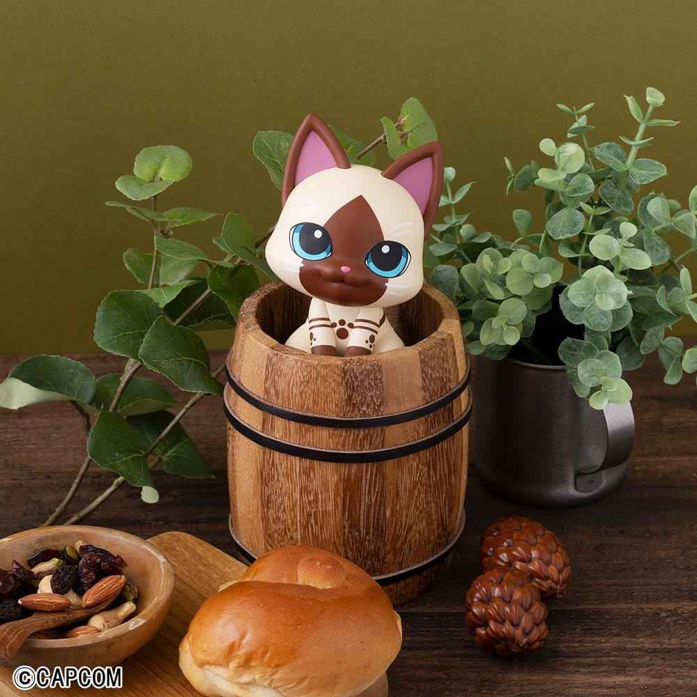 Monster Hunter Titta Upp PVC-figur Airou 11 cm (med gåva)