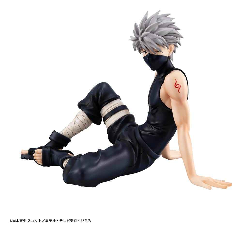 Naruto Shippuden G.E.M. Series PVC-figur Kakashi-sensei, handstorlek, 9 cm (upprepad)
