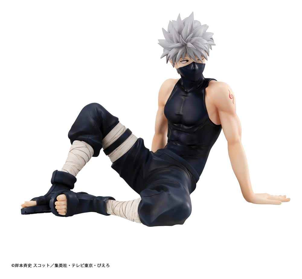 Naruto Shippuden G.E.M. Series PVC-figur Kakashi-sensei, handstorlek, 9 cm (upprepad)