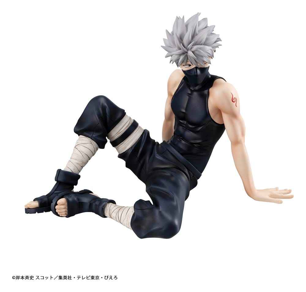 Naruto Shippuden G.E.M. Series PVC-figur Kakashi-sensei, handstorlek, 9 cm (upprepad)