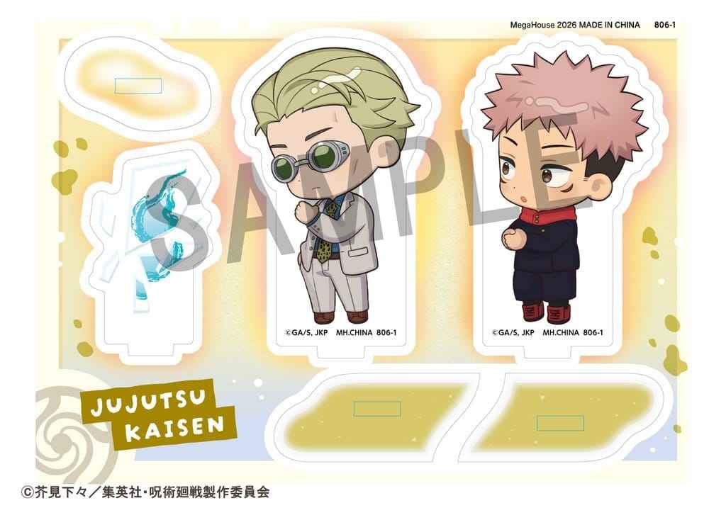 Jujutsu Kaisen Buddycolle Akrylstativ 5-årsjubileum D Kento Nanami & Yuji Itadori 10 cm