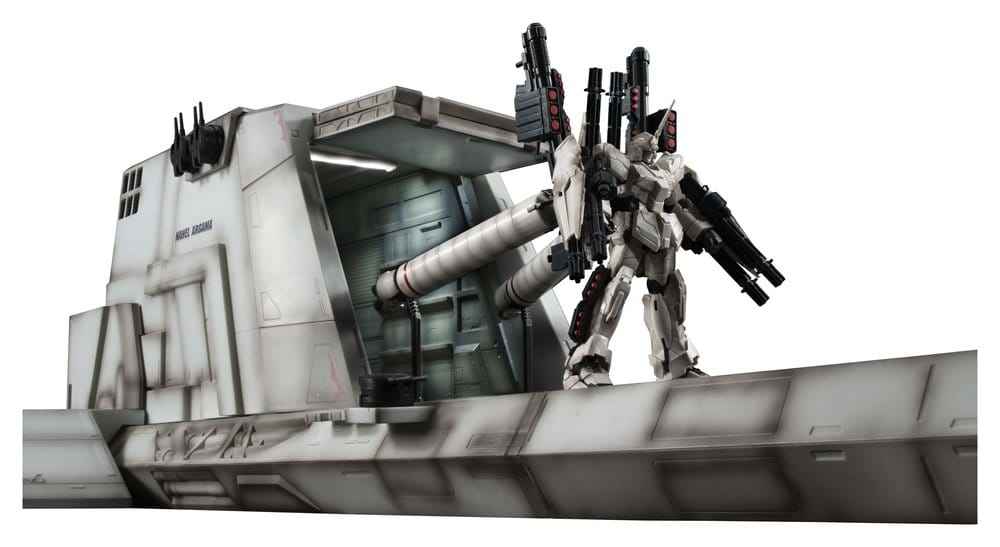 Gundam Unicorn Realistisk Modellsserie Diorama 1/144 Skala Nahel Argama Katapultdäck (UC ver.) 138 cm