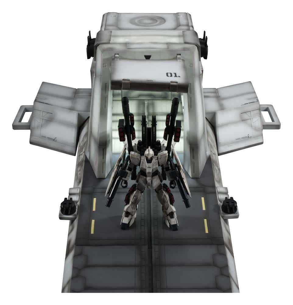 Gundam Unicorn Realistisk Modellsserie Diorama 1/144 Skala Nahel Argama Katapultdäck (UC ver.) 138 cm