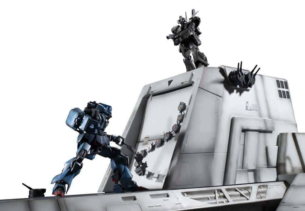 Gundam Unicorn Realistisk Modellsserie Diorama 1/144 Skala Nahel Argama Katapultdäck (UC ver.) 138 cm