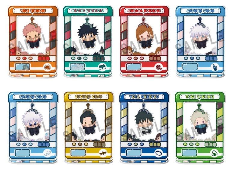 Jujutsu Kaisen Chara Catcher Akrylfigur Anime 5-årsjubileum 9 cm Blind Box Urval (8)