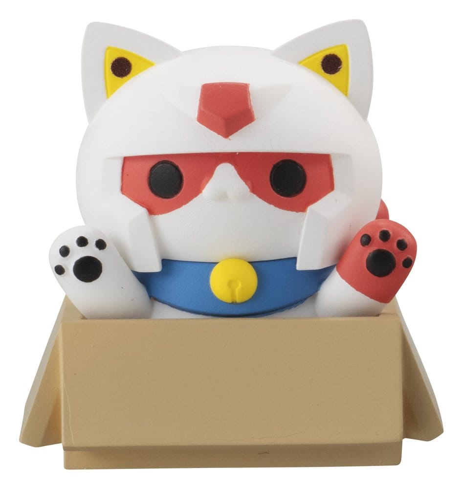 Gundam Mega Cat Project Mini Figurer Nyandam Vi är Jordens Federationsstyrkor! Blind Box Sortiment (8) (Upprepning)