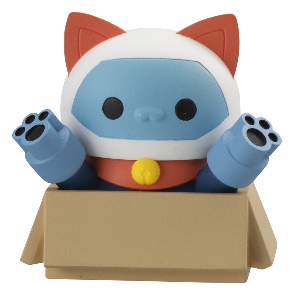 Gundam Mega Cat Project Mini Figurer Nyandam Vi är Jordens Federationsstyrkor! Blind Box Sortiment (8) (Upprepning)