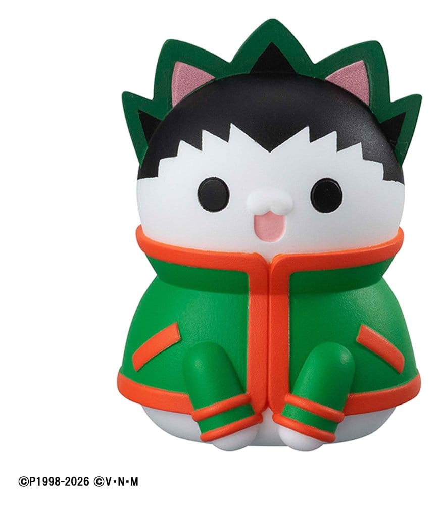 Hunter x Hunter Mega Cat Project Minifigurer Nyanter x Nyanter Hunter x Cat 3 cm Döljd Box Sortiment (8)