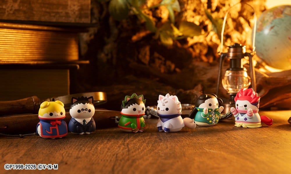 Hunter x Hunter Mega Cat Project Minifigurer Nyanter x Nyanter Hunter x Cat 3 cm Döljd Box Sortiment (8)
