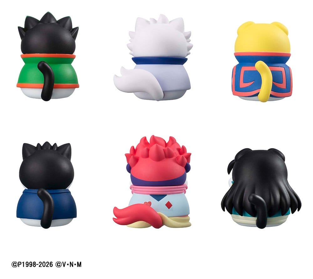 Hunter x Hunter Mega Cat Project Minifigurer Nyanter x Nyanter Hunter x Cat 3 cm Döljd Box Sortiment (8)