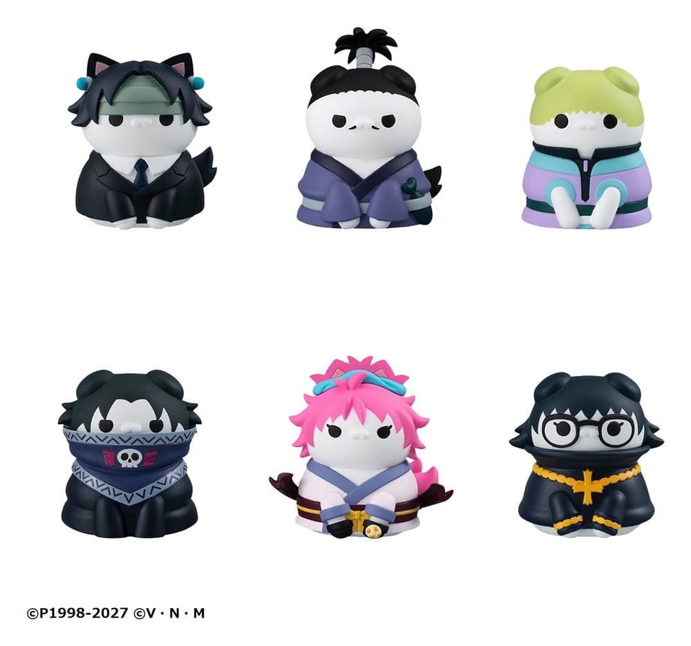 Hunter x Hunter Mega Cat Project minifigurer Nyanter x Nyanter the Phantom Troupe x Cat 3 cm Blind Box Display (8)