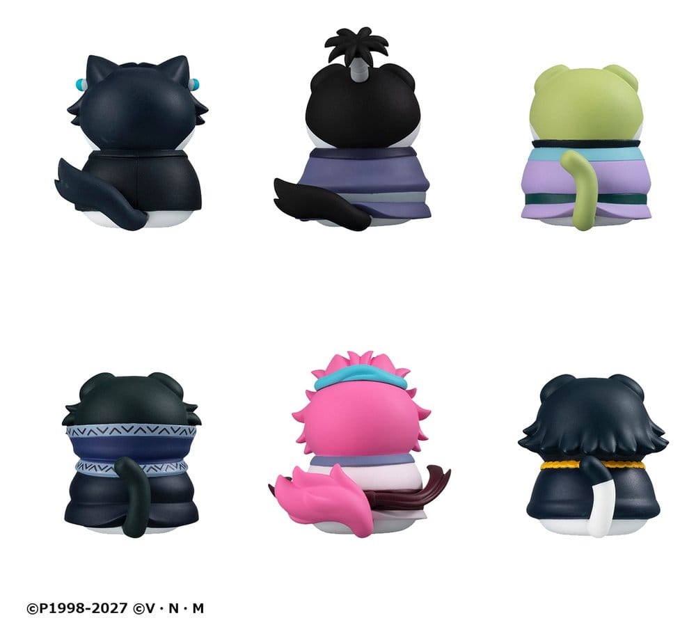 Hunter x Hunter Mega Cat Project minifigurer Nyanter x Nyanter the Phantom Troupe x Cat 3 cm Blind Box Display (8)