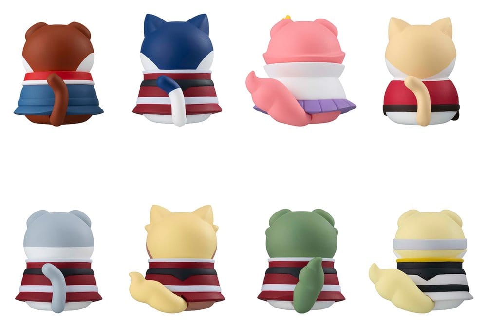 Mobile Suit Gundam SEED Mega Cat Project Mini Figurset Nyandam SEED Katter i Förklädnad Blindbox Display (8)
