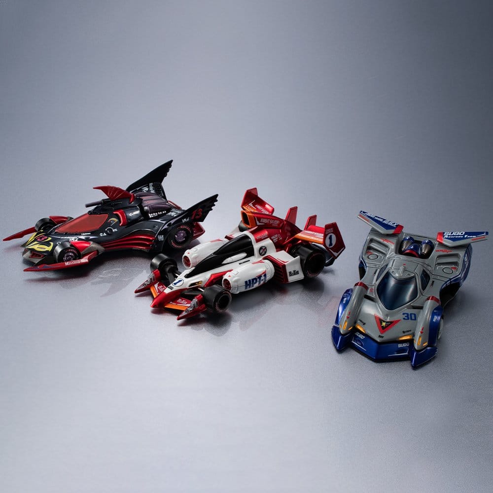 Future GPX Cyber Formula Cyber Formula Kollektion -Heritage Edition- Fordonset 3-Pack Asurada G.S.X Aero Mode & Knight Savior 005 & Missionel VR-4