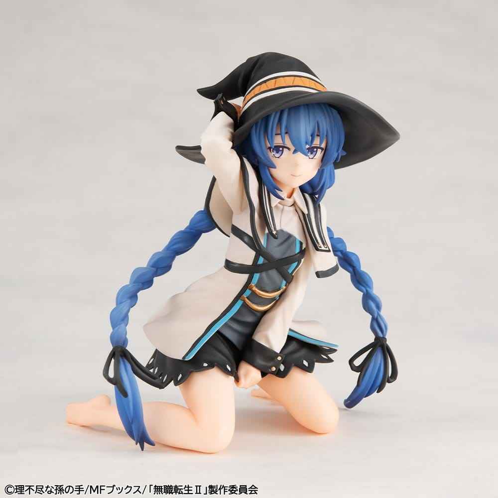 Mushoku Tensei: Jobless Reincarnation Melty Princess PVC-figur Roxy barfota version, handflatsstorlek 10 cm