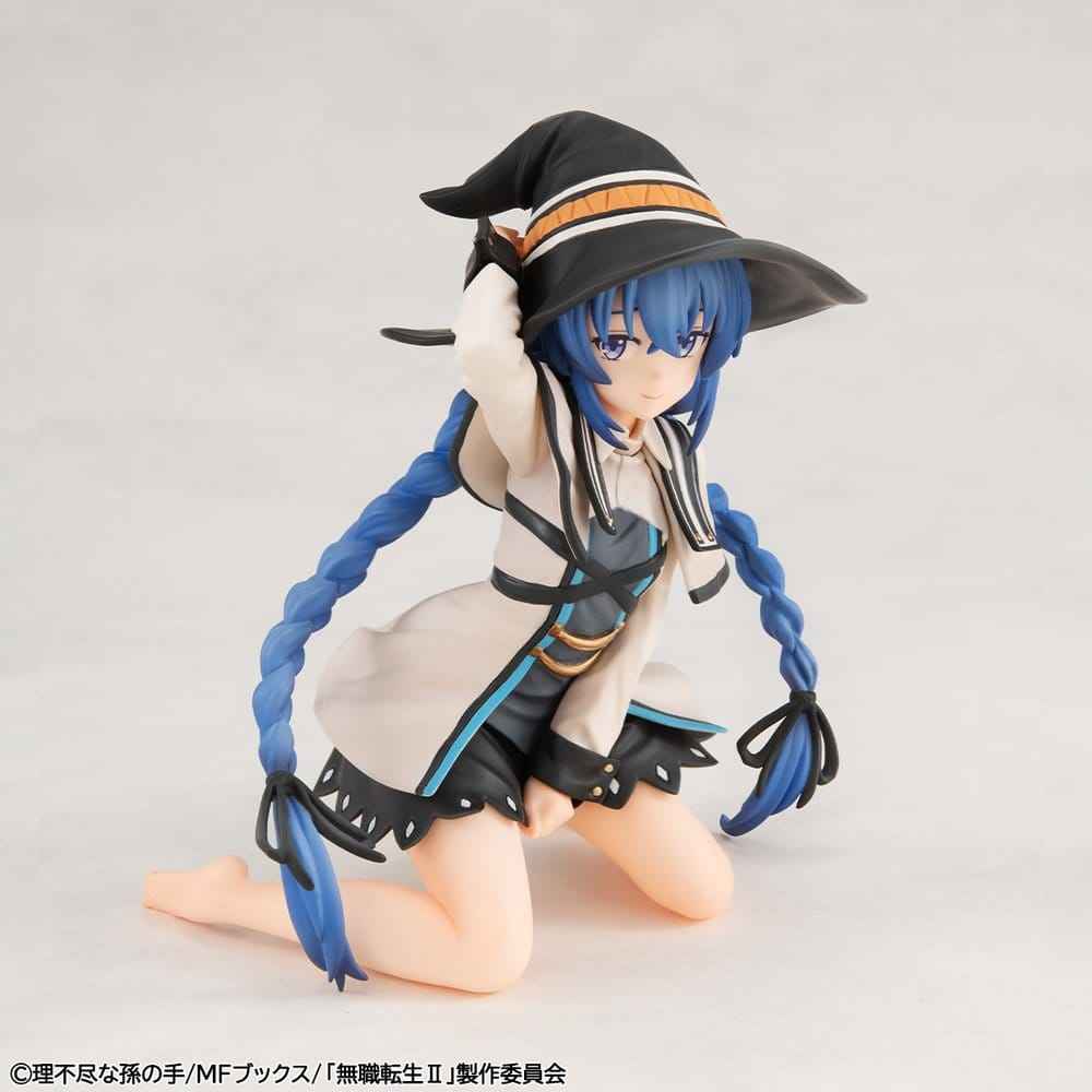 Mushoku Tensei: Jobless Reincarnation Melty Princess PVC-figur Roxy barfota version, handflatsstorlek 10 cm