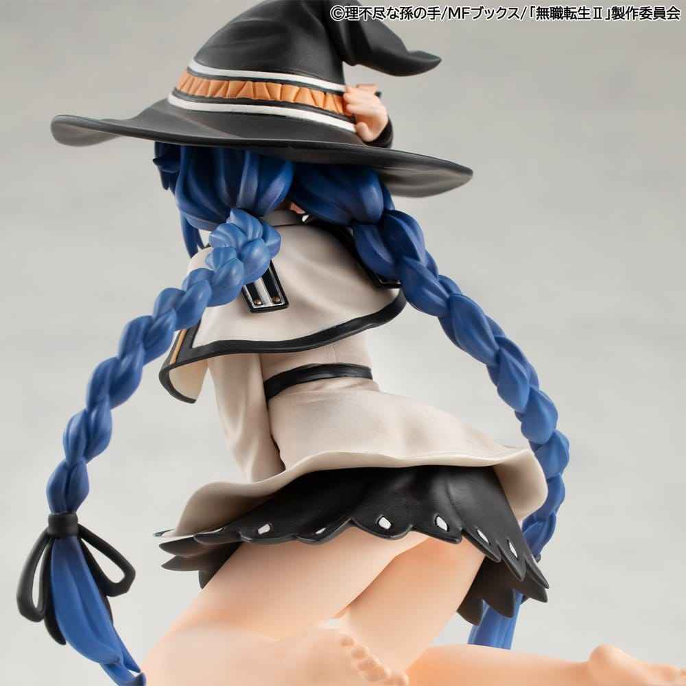 Mushoku Tensei: Jobless Reincarnation Melty Princess PVC-figur Roxy barfota version, handflatsstorlek 10 cm