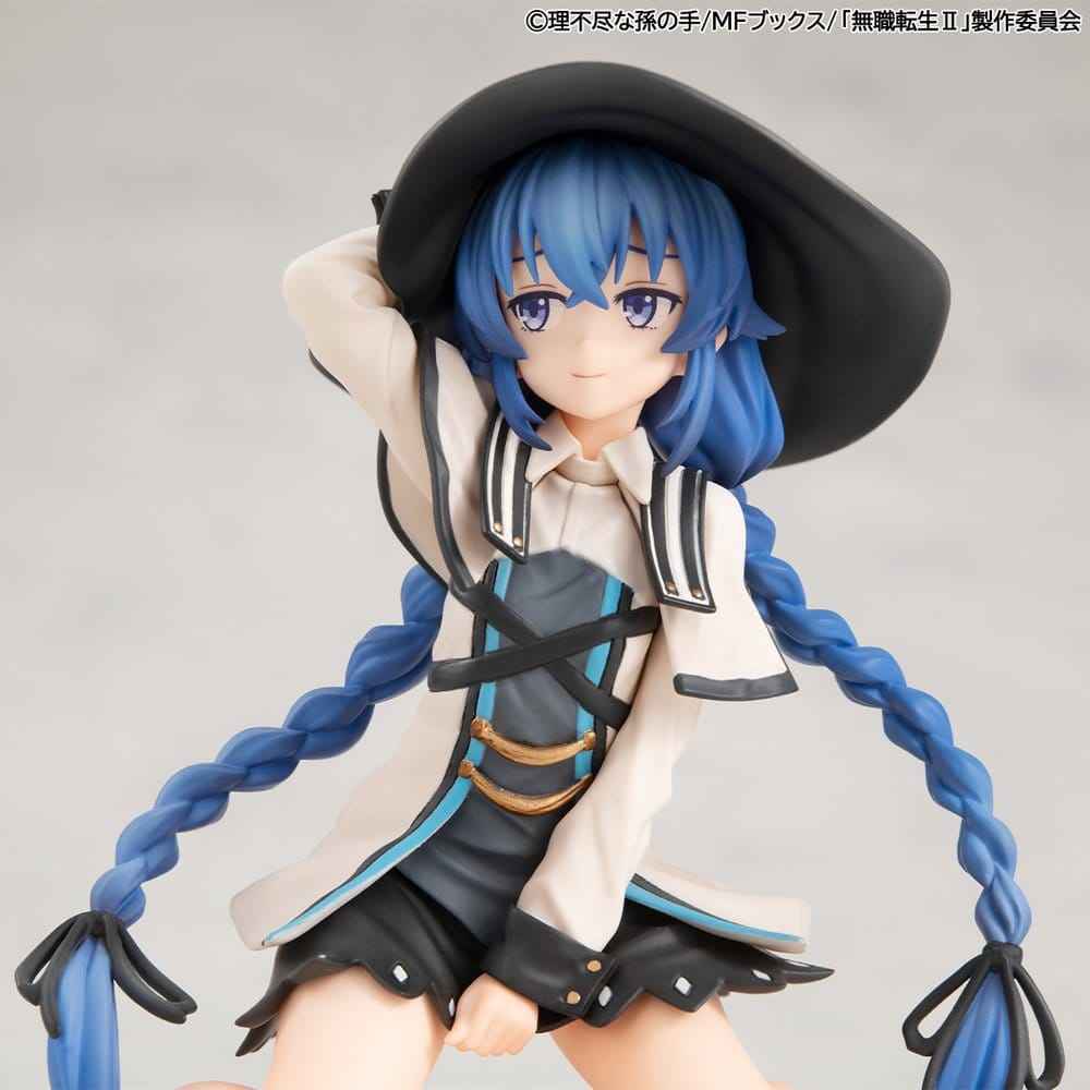 Mushoku Tensei: Jobless Reincarnation Melty Princess PVC-figur Roxy barfota version, handflatsstorlek 10 cm