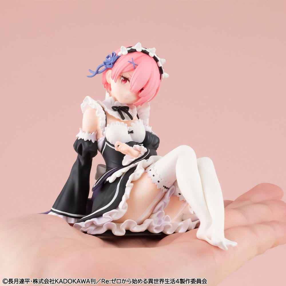 Re:Zero Melty Princess PVC-figur Ram Palm Storlek 9 cm