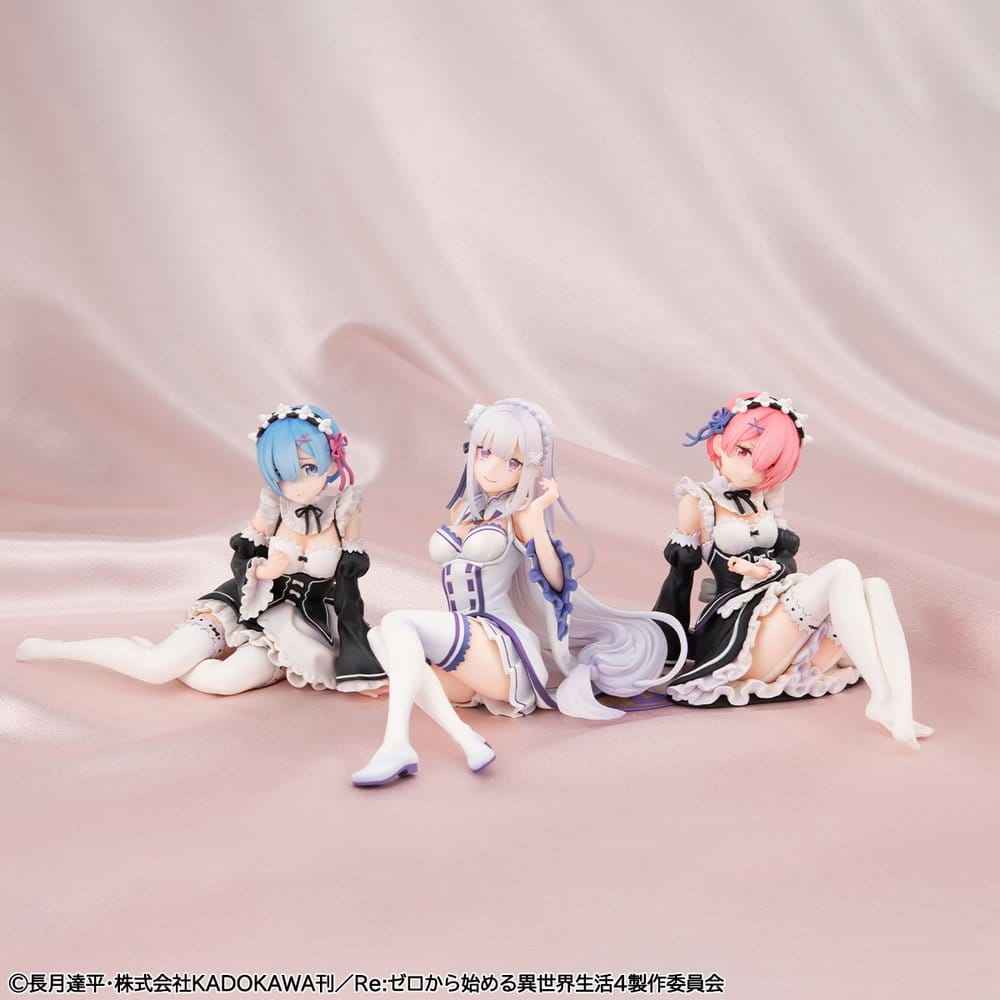 Re:Zero Melty Princess PVC-figur Ram Palm Storlek 9 cm