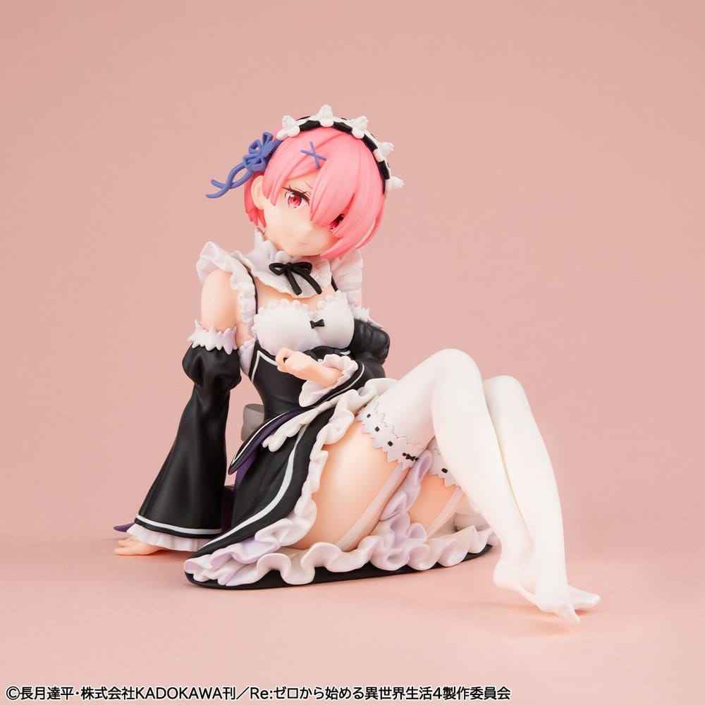 Re:Zero Melty Princess PVC-figur Ram Palm Storlek 9 cm
