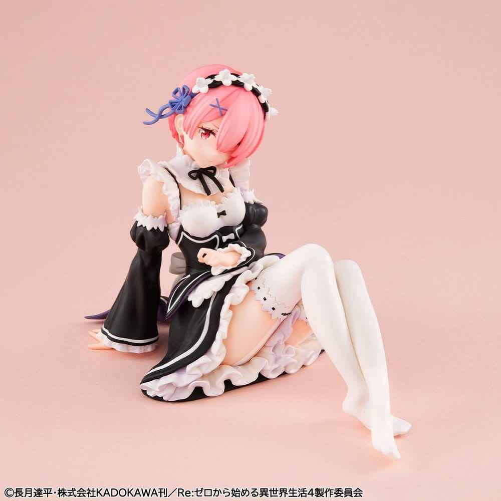 Re:Zero Melty Princess PVC-figur Ram Palm Storlek 9 cm