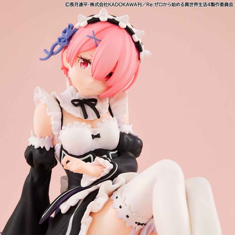Re:Zero Melty Princess PVC-figur Ram Palm Storlek 9 cm
