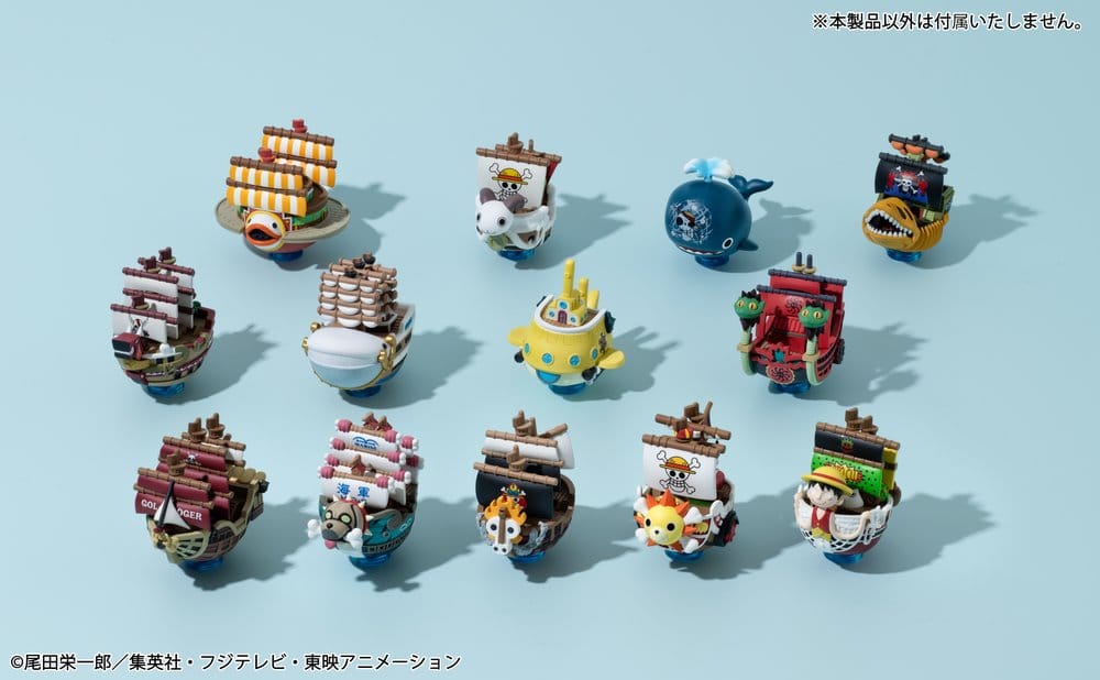 One Piece YuraColle Serie Grand Line Collection Vol.3 Mini-figurer 6 cm Blindbox, Display (6 stycken)