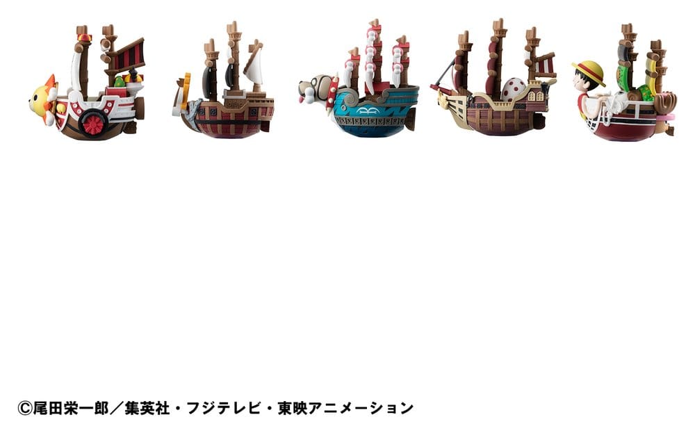 One Piece YuraColle-serien Miniatyrfigurer Grand Line Collection Set Vol. 3, 6 cm