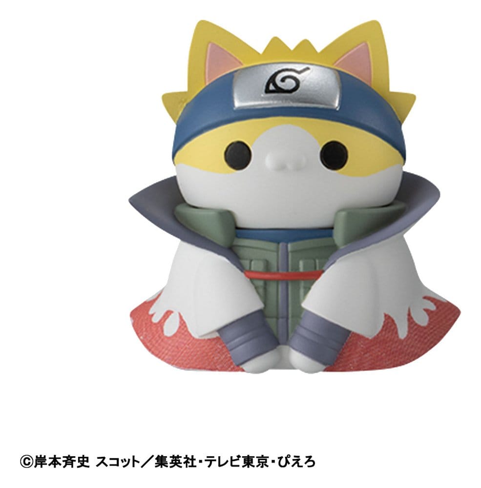 Naruto Shippuden Mega Cat Project Nyaruto! En gång i Konoha by Miniatyrfigurer 3 cm Blindbox Display (8) (Repetition)