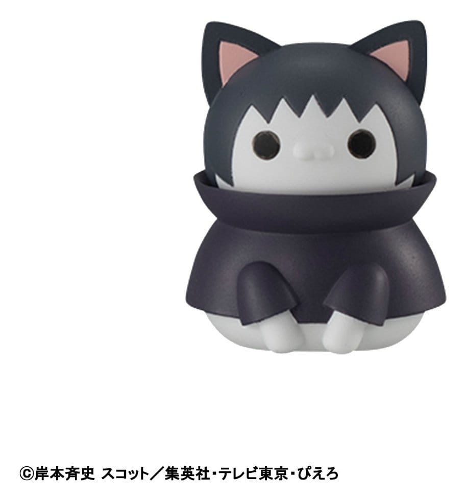 Naruto Shippuden Mega Cat Project Nyaruto! En gång i Konoha by Miniatyrfigurer 3 cm Blindbox Display (8) (Repetition)