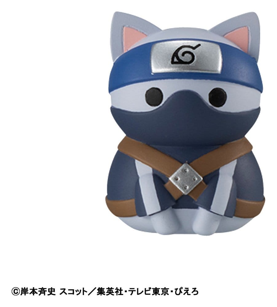 Naruto Shippuden Mega Cat Project Nyaruto! En gång i Konoha by Miniatyrfigurer 3 cm Blindbox Display (8) (Repetition)