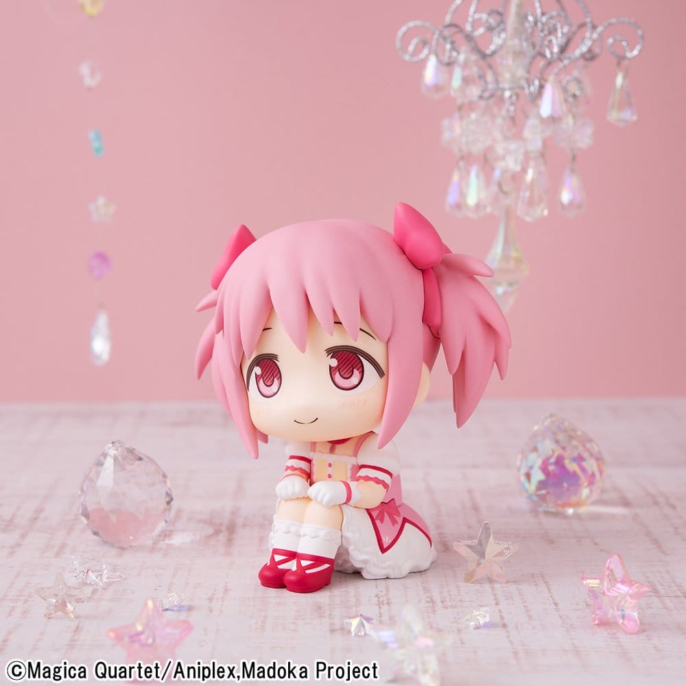 Puella Magi Madoka Magica Look Up PVC-figurer 2-pack Madoka Kaname & Homura Akemi 11 cm (med present)
